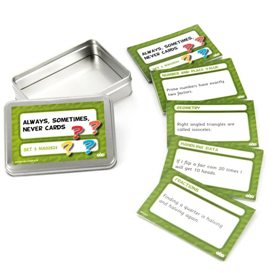 TTS Always, Sometimes, Never Activity Cards