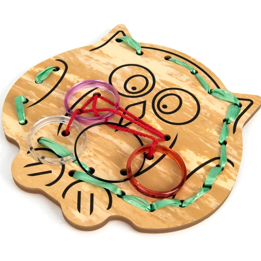 TTS Animal Design Foam Outdoor Lacing Boards 4pk
