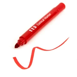 TTS Assorted Conical Fibre Tip Markers 144pk