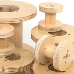 TTS Assorted Outdoor Wooden Reels 8pk