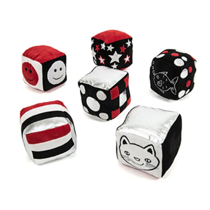 TTS Baby Black & White Soft Cubes 6pk