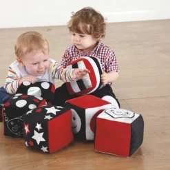 TTS Baby Black & White Soft Cubes 6pk