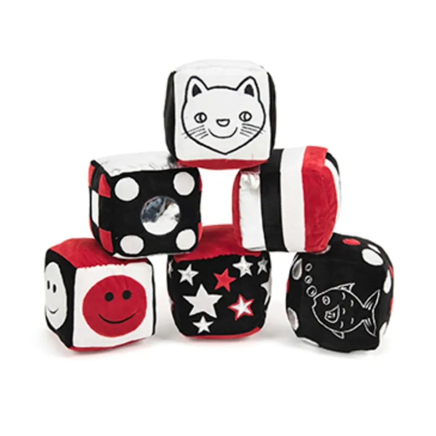 TTS Baby Black & White Soft Cubes 6pk