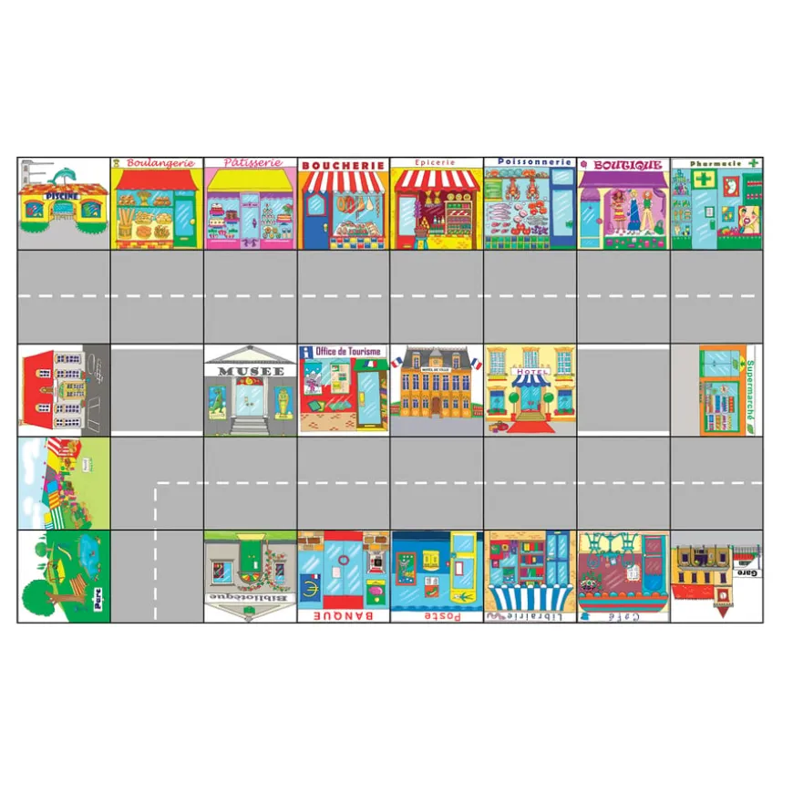 TTS Bee-Bot® French Town Mat