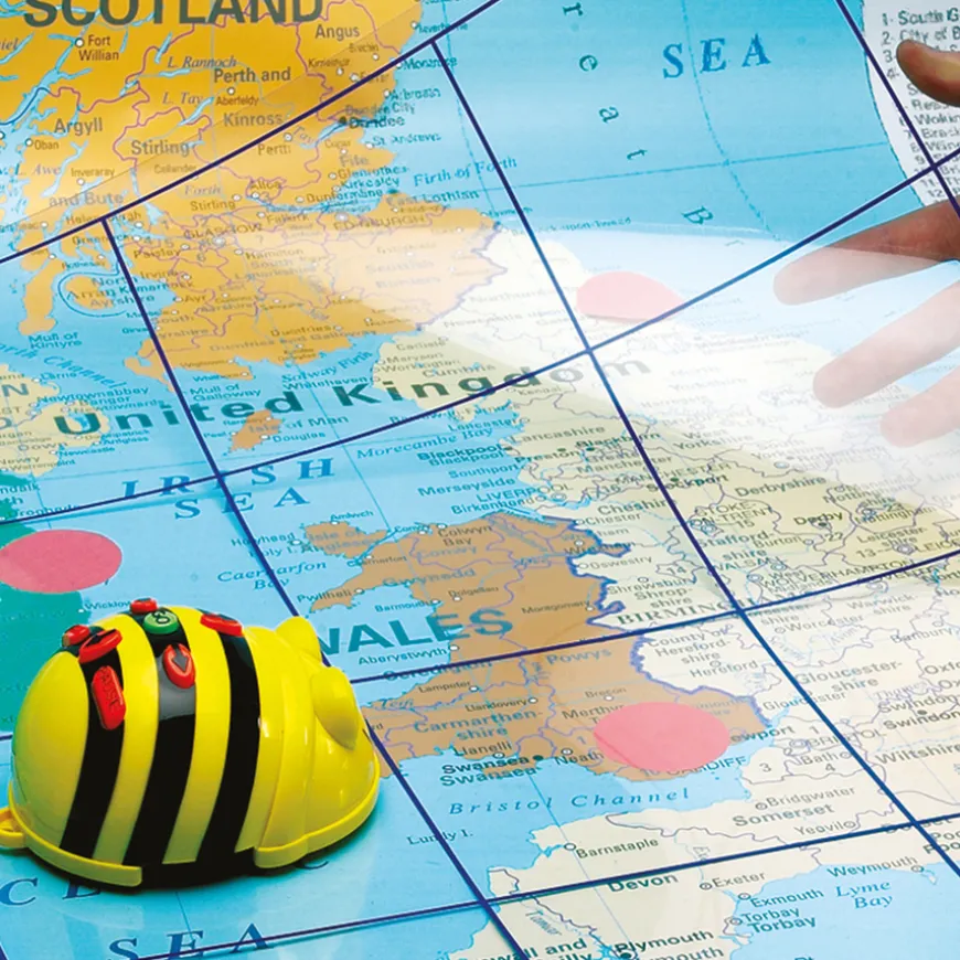 TTS Bee-Bot® Transparent Grid Mat