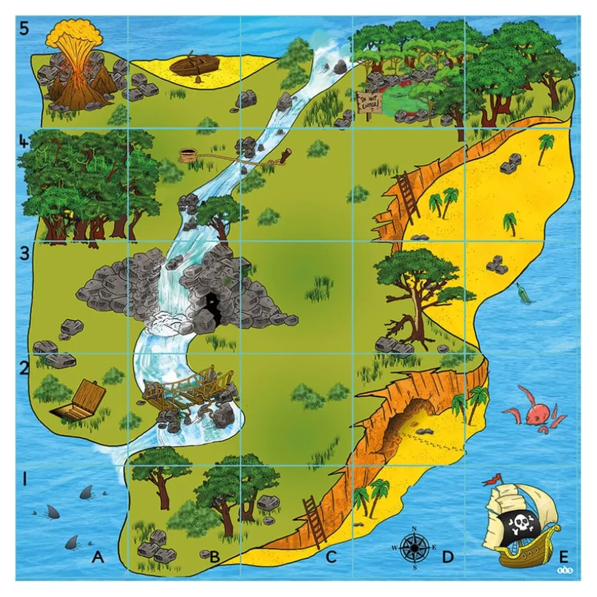 TTS Bee-Bot®Treasure Island Mat