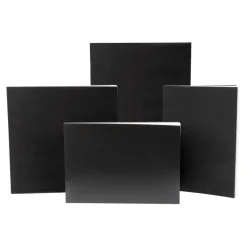 TTS Black Laminated Cover Sketchbooks 140gsm 25pk