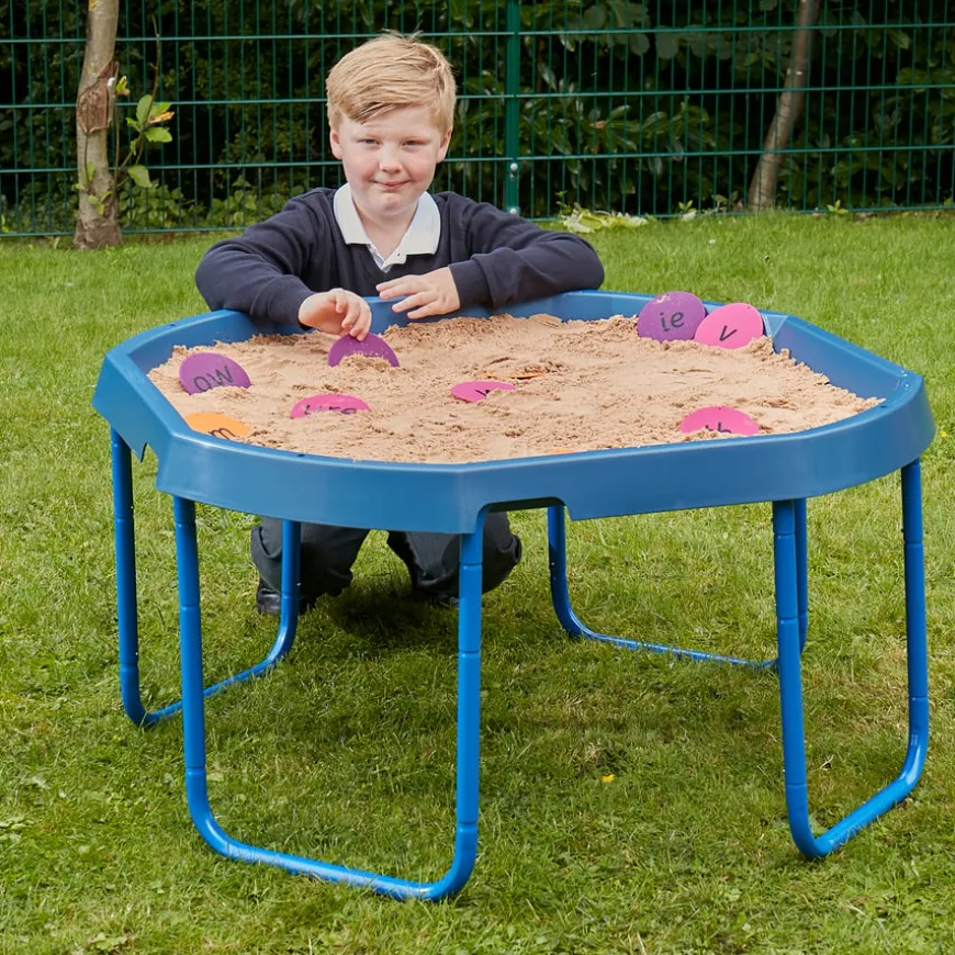 TTS Blue Tuff Tray Table & Blue Stand Bundle