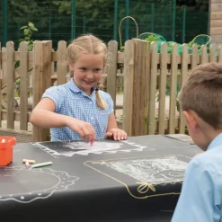 TTS Chalkboard Table Covers 2pk