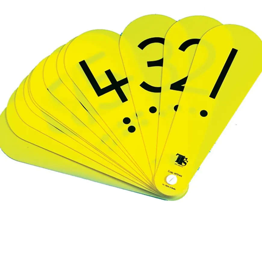 TTS Children's Number Fans with Decimal Point