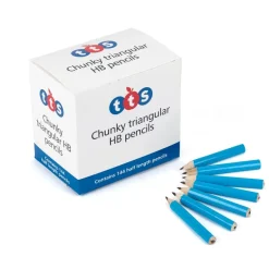 TTS Chunky HB Triangular Pencils 144pk