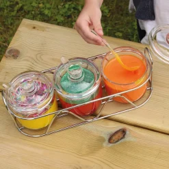 TTS Clear Acrylic Jar Set 3pcs