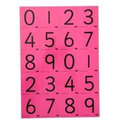 TTS Coloured Digit Cards Class 30pk