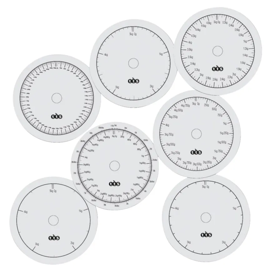 TTS Colourful Multi Weight Scales 3pk