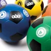 TTS 6 Colour Rubber Football Size 4 6pk