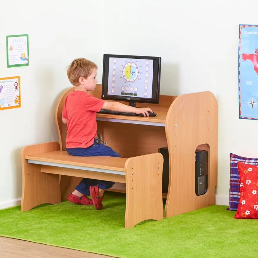 TTS Computer Desk & Bench Height Adjustable