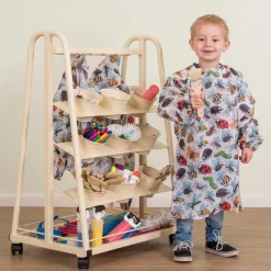 TTS Creative Mark Making Storage Trolley H96 x W46 x L60cm