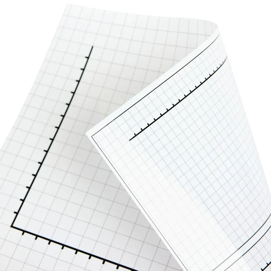 TTS Data Handling Whiteboards with Graph Template A4 35pk