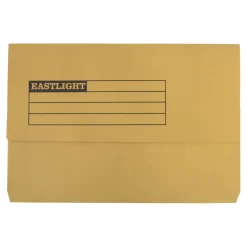 TTS Document Wallet Half Flap Foolscap 225gsm 50pk