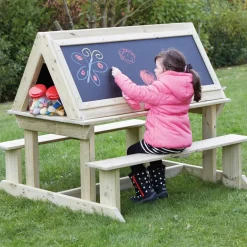 TTS Easy Access Outdoor Wooden Seated Easel