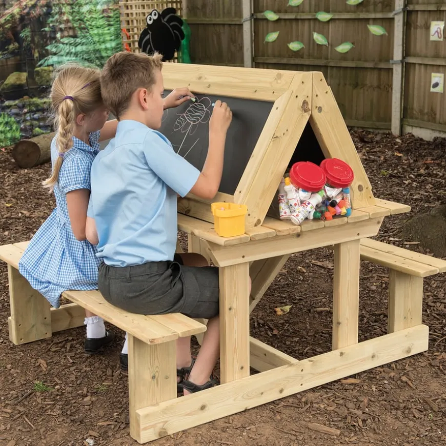 TTS Easy Access Outdoor Wooden Seated Easel
