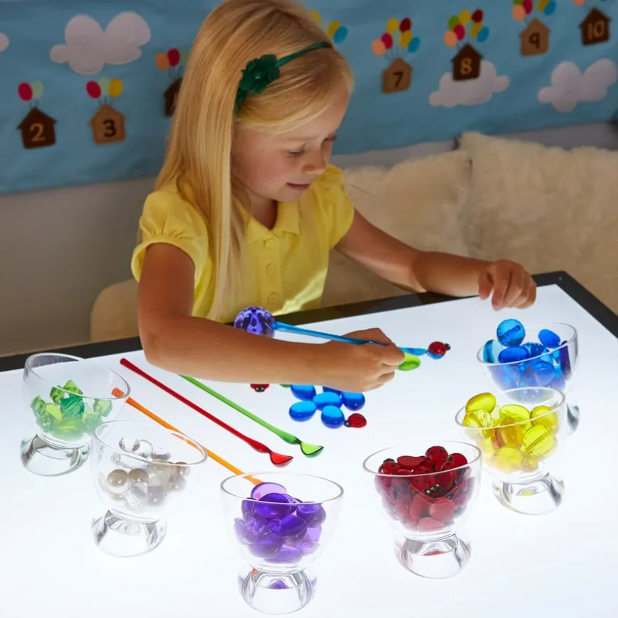 TTS Easy Reach Sorting Sweetie Jar Set Clear 6pcs