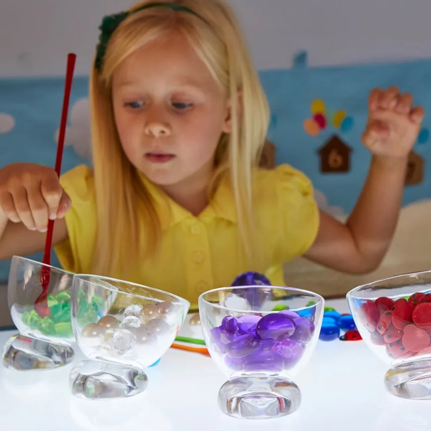 TTS Easy Reach Sorting Sweetie Jar Set Clear 6pcs
