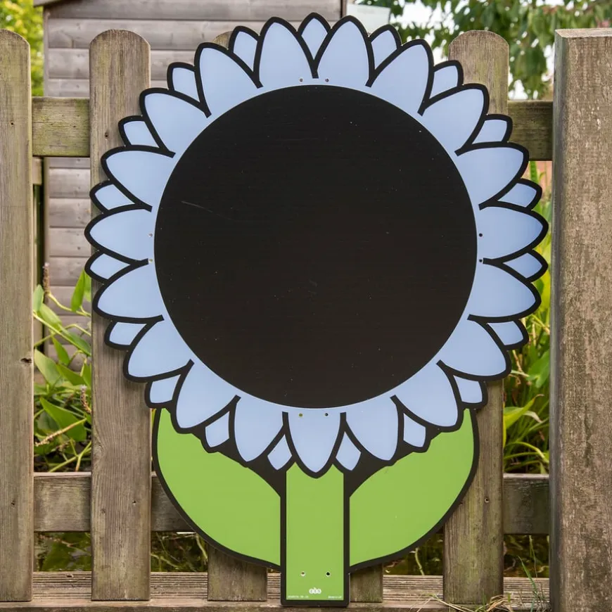TTS Eco Outdoor Mark Making Chalkboard Flowers Assorted 5pk