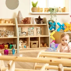 TTS Elements Toddler Shelving Unit with Compartments