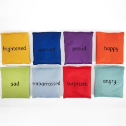 TTS Emotion Faces Bean Bags 8pk