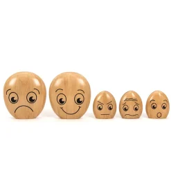 TTS Emotions Wooden Pebble Family