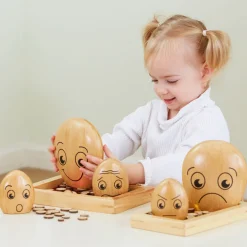 TTS Emotions Wooden Pebble Family