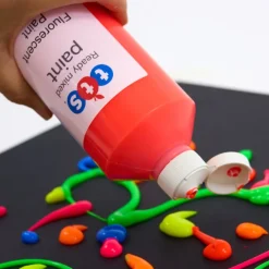 TTS Fluoro Ready Mixed Paint Assorted 6x500ml