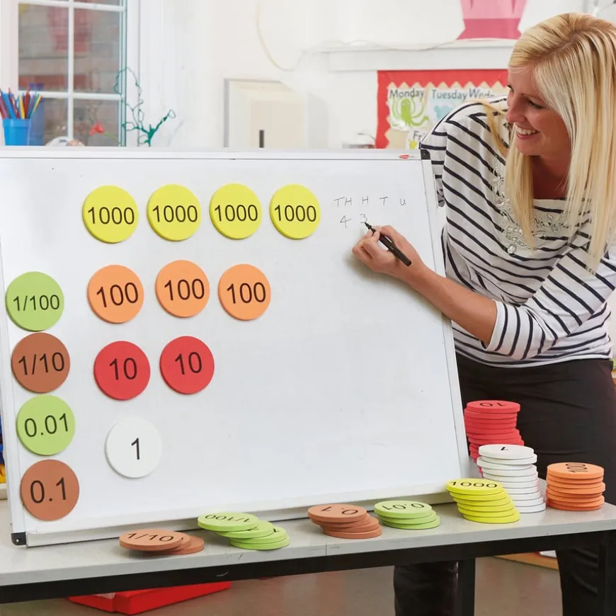 TTS Foam Place Value Counters Teacher Version 120pcs