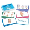 TTS French Body Parts Vocabulary Builder Activity Cards 46pk
