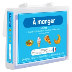 TTS French Food Vocabulary Builder Activity Cards
