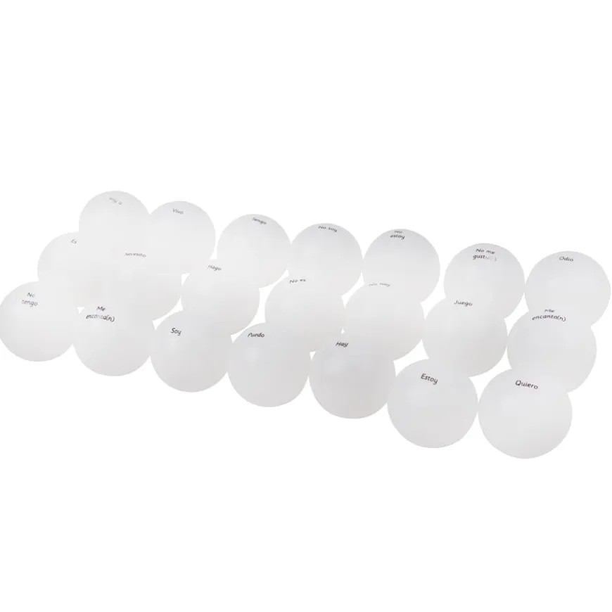 TTS French High Frequency Ping Pong Balls 21pk