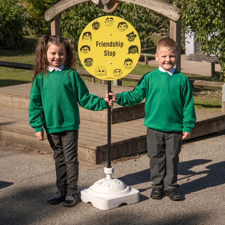 TTS Friendship Stop Playground Sign
