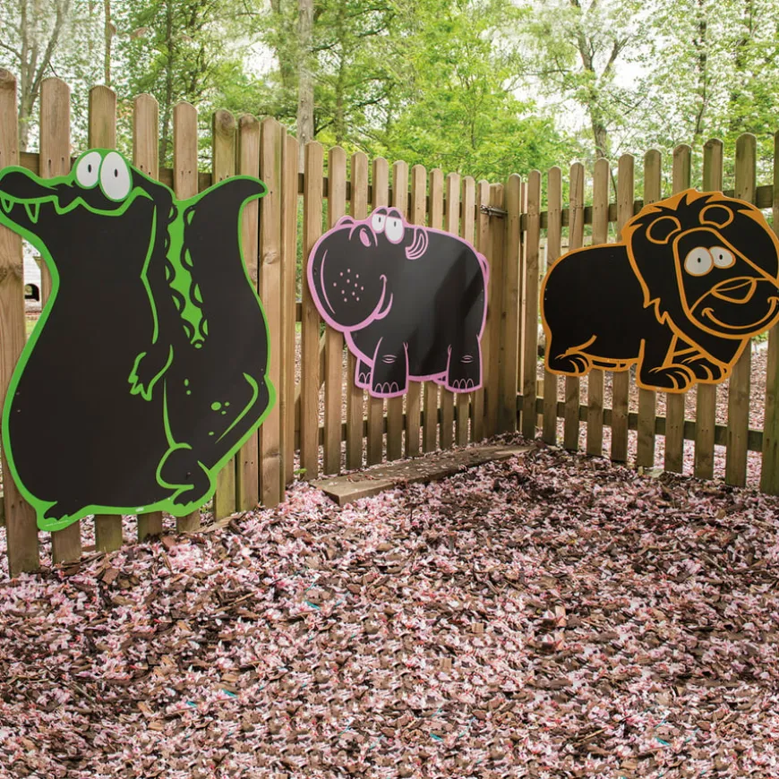 TTS Giant Jungle Outdoor Chalkboards Assorted 5pk