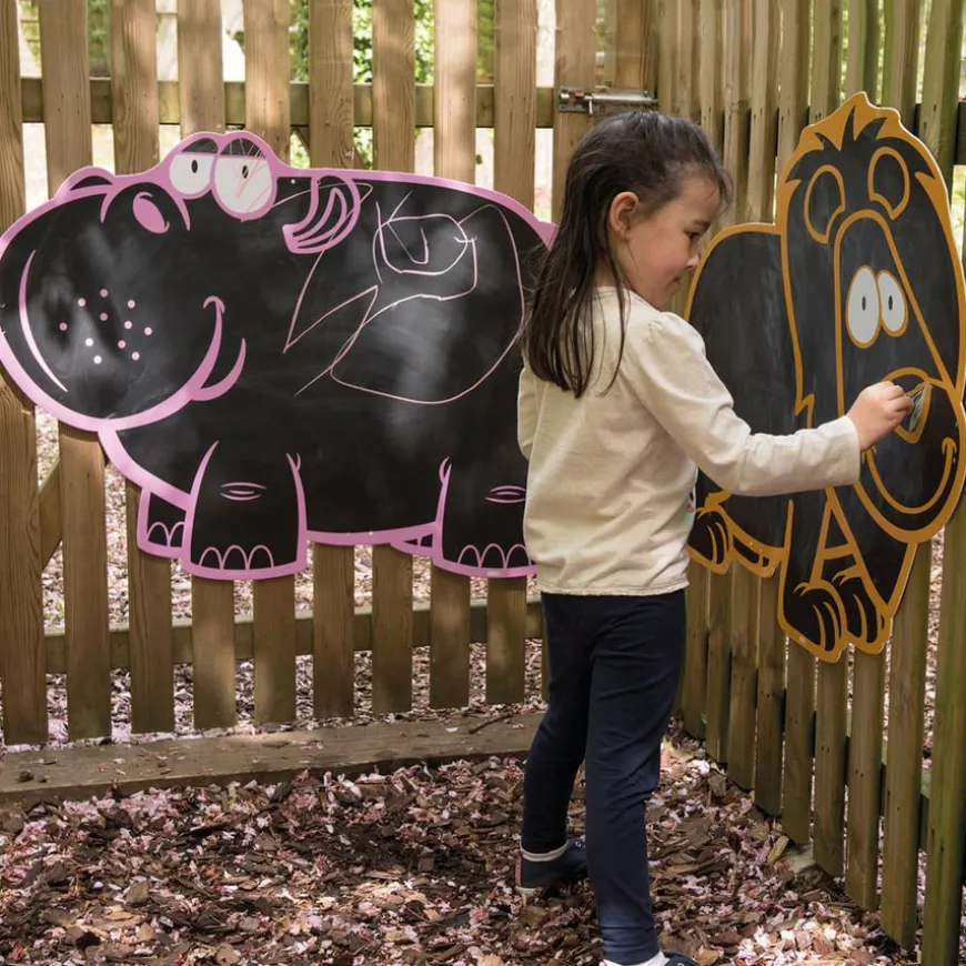 TTS Giant Jungle Outdoor Chalkboards Assorted 5pk