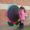 TTS Giant Mark Making Chalkboard Daisy