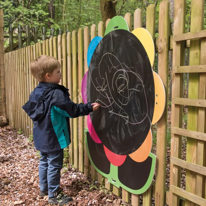 TTS Giant Mark Making Chalkboard Daisy