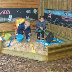 TTS Giant Outdoor Wooden Corner Sandpit