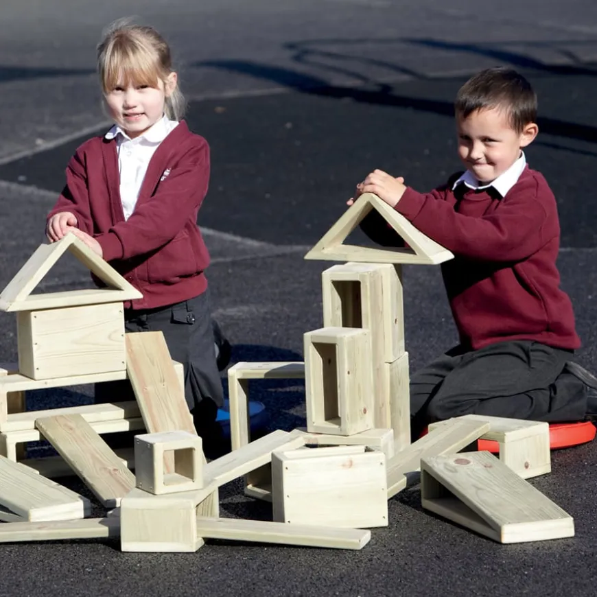 TTS Giant Outdoor Wooden Hollow Building Blocks