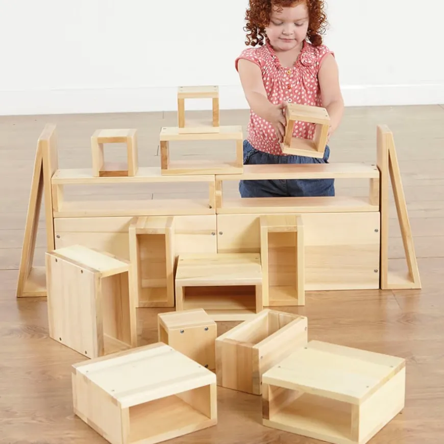 TTS Giant Wooden Hollow Building Blocks