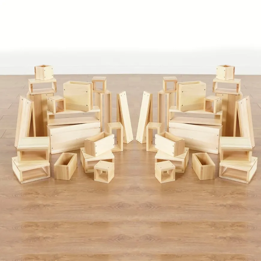 TTS Giant Wooden Hollow Building Blocks