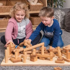 TTS Giant Wooden Stack & Build Construction Set