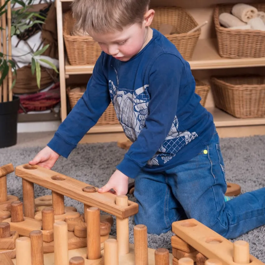 TTS Giant Wooden Stack & Build Construction Set