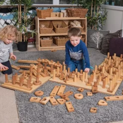 TTS Giant Wooden Stack & Build Construction Blocks