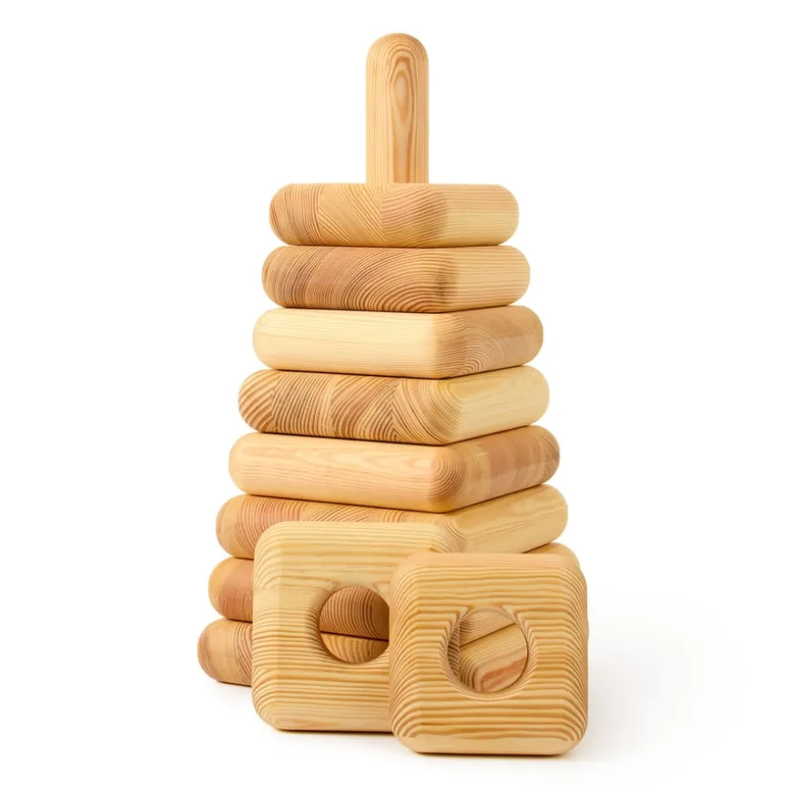 TTS Giant Wooden Stacking Tower Pyramids